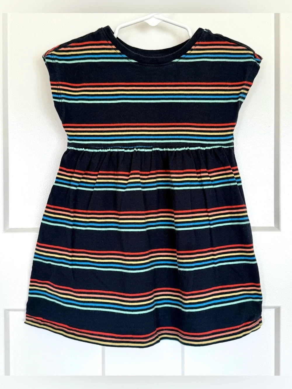 Old Navy Toddler Girls Rainbow Stripe Dress Size 2T